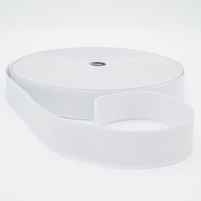 MOREMAN Knitted White Elastic(15 m)
