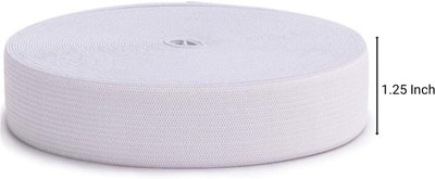 Clezaro Knitted White Elastic(10 m)
