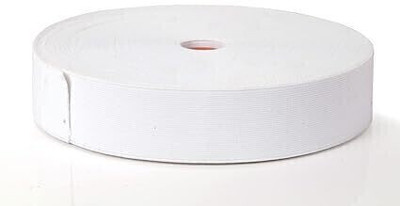 Lucky Buttons Elastic Thread and Cord White Elastic(25 m)
