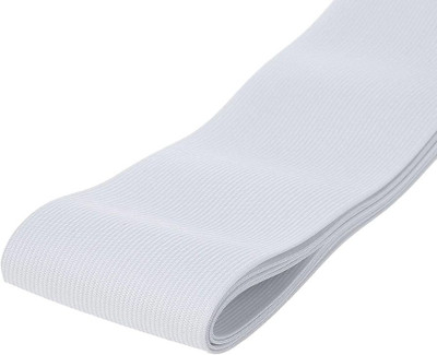 Lucknow Crafts Knitted White Elastic(4 m)