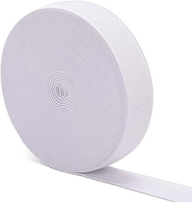 Sastisam Elastic Thread and Cord White Elastic(50 m)