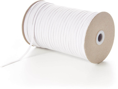 Siddhidata Knitted White Elastic(25 m)