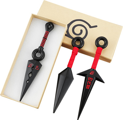 PROBEROS Naruto Kunai Set Minato Namikaze Cosplay Ninja Tools Key Chain