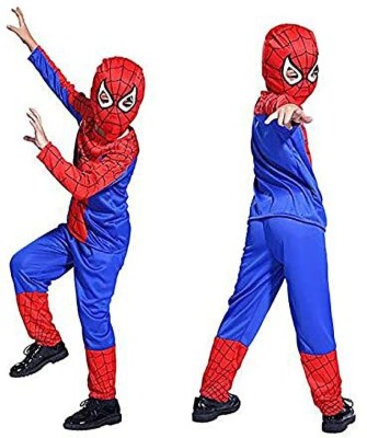 Avichal Spider Man Fancy Dresses Superhero Costumes for 3 to 5 years Kids, Party Dress Elders Halloween Costume(M)