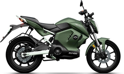 Revolt Motors RV400 Booking for Ex-Showroom Price (With Charger, Dark Lunar Green)