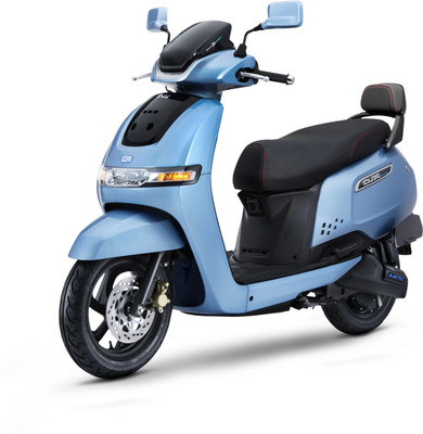 TVS iQube S 3.5 kWh Booking for Ex-Showroom Price (With Charger, Mint Blue)