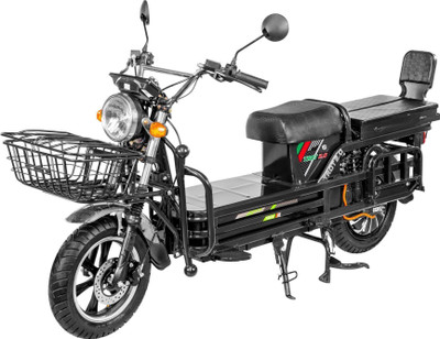 Odysse Trot 2.0 Li-ion 48 AH Booking for Ex-Showroom Price (with Portable Charger, Charcoal Black)