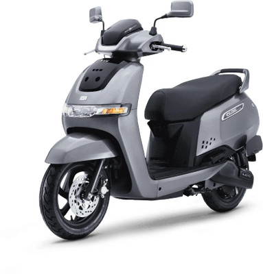 TVS iQube 3.4 kWh Booking for Ex-Showroom Price (With Charger, Titanium Grey Glossy)