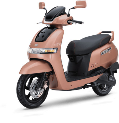 TVS iQube ST 5.1 kWh Booking for Ex-Showroom Price (With Charger, Coral Sand Glossy)