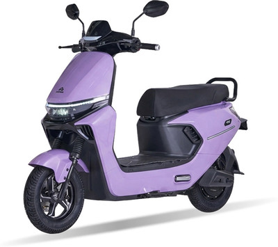 Ampere Reo Vyb Electric Scooter by Greaves 80 km Real Range I Next Gen LFP Battery Booking for Ex-Showroom Price (With Charger, Pastel Purple)