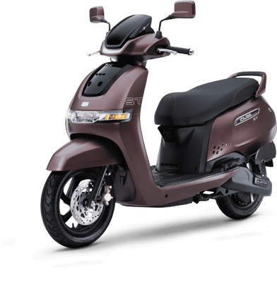 TVS iQube ST 3.4 kWh Booking for Ex-Showroom Price (With Charger, Copper Bronze Matte)