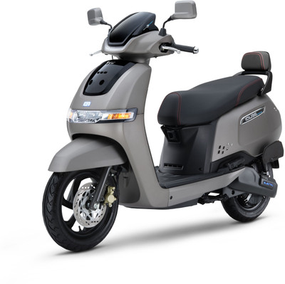 TVS iQube iQube ST 3.5 kWh Booking for Ex-Showroom Price (With Charger, Titanium Gray Matte)