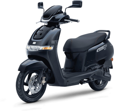 TVS iQube ST 3.4 kWh Booking for Ex-Showroom Price (With Charger, Starlight Blue Glossy)
