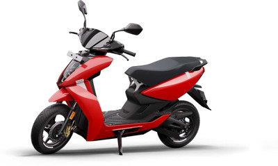 Ather True Red 126KM IDC range Booking for Ex-Showroom Price (with Portable Charger, True Red)