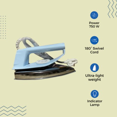 USHA 4175M 750 W Dry Iron(Light Blue, Light Green, Light Red)