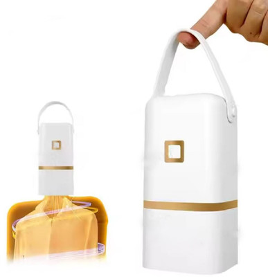 Abhsant Portable Clothes Dryer,Mini Dryer With Timer Function for Apartments Home Travel Electric Cloth Dryer(White)