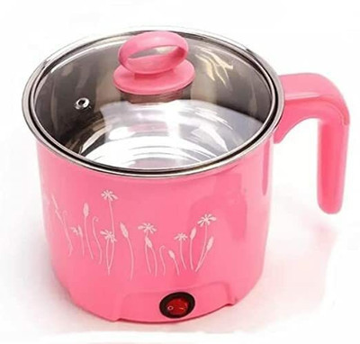 MAITRI ENTERPRISE Multifunction Cooking Pot Noodle Maker Egg Boiler Electric Rice Cooker with Steaming Feature(1.5 L, Multicolor)