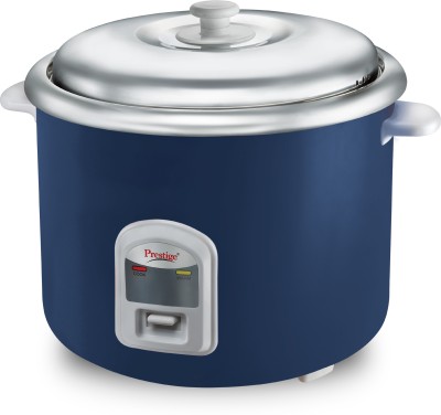 Prestige Cute 2.8-2SS Open Type|Stainless Steel Cooking Pan 2U|Cook Upto 1.7Kg Of Rice Electric Rice Cooker(2.8 L, Blue)