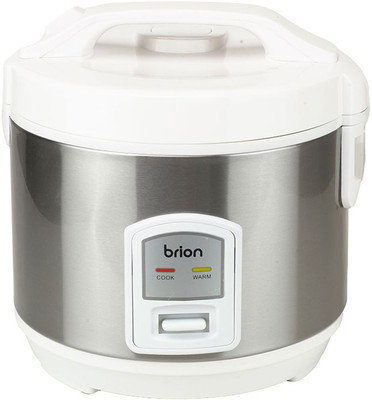 BRION GH-UM-D012 Electric Rice Cooker with Steaming Feature(1.5 L, Silver)
