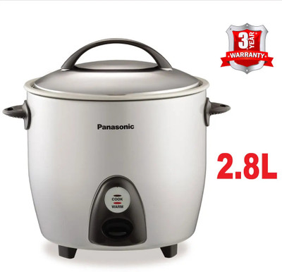 Panasonic SR G 28 2.8L RICE COOKER Food Steamer, Rice Cooker(2.8 L, Silver)