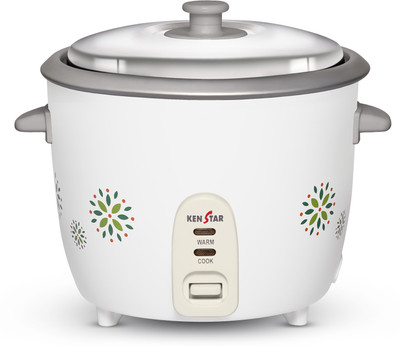 Kenstar My Cook 1.5 L Electric Rice Cooker With Steaming Feature  (1.5 L, White & Light Green) For Rs. 1299 @ 74 %