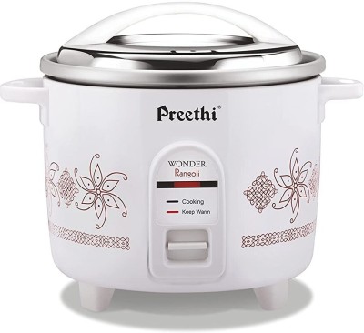 Preethi RC 320 Electric Pressure Cooker(1.8 L, White, Rangoli)