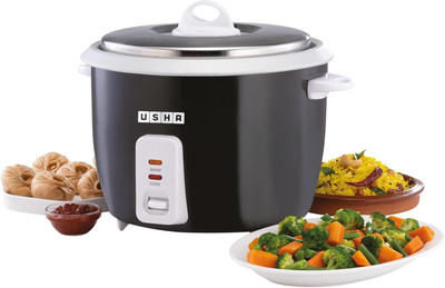 USHA RC18SS1 D Electric Rice Cooker(1.8 L, Black)