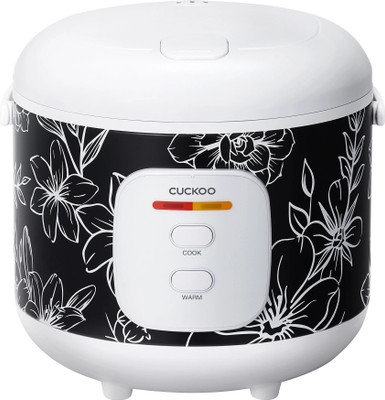 CUCKOO Electric Rice Cooker 1.8 Litre 10 Cups Uncooked Rice Capacity Serves 2-10 People Electric Rice Cooker with Steaming Feature(1.8 L, Black)