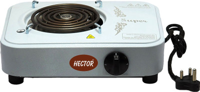 Hector 2000W white Cooking Stove Electric Cooking Heater(1 Burner)