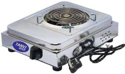 tanvi gold Double Decker 2000W Coil Cooktop | Heavy Duty Shock-Proof Body| Energy Efficient Electric Cooking Heater(1 Burner)