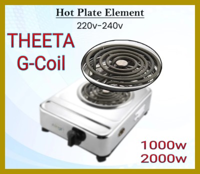 THEETA G-COIL ( LONG LIFE ) Heating Element 1000/2000 Watt Hot Plate Electric Cooking Heater(1 Burner)