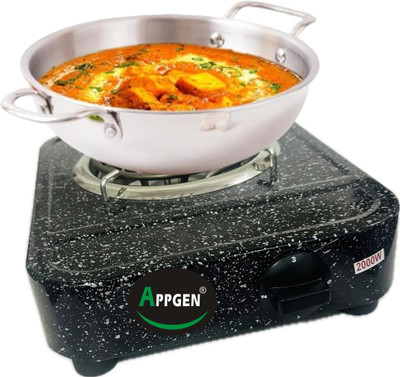 APPGEN NEW QUALITY HOT PLATE 2000 WATT (LONG BODY) ONE BUERRNER G COIL Electric Cooking Heater(1 Burner)