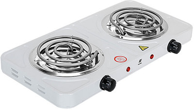 Poweronic Double BURNER COOKING HEATER 2000 WATT (MODEL: PR-C203) Electric Cooking Heater(2 Burner)
