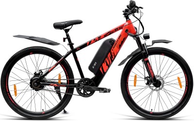 Ninety one ZX 10.4Ah Battery Front Suspension 250Watts IP65 BLDC Motor Grey Black 27.5 inches Single Speed Lithium-ion (Li-ion) Electric Cycle