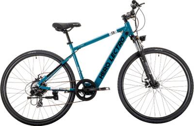 Hero Lectro C8 - Blue 700C inches 7 Gear Lithium-ion (Li-ion) Electric Cycle
