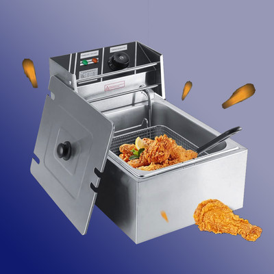 KIING Electric Deep Fryer 6 liter for hotel 6 L Electric Deep Fryer