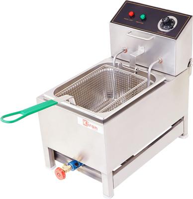 kiran 8 Liter Deep Fryer- Electric & Gas - 8 L Electric Deep Fryer