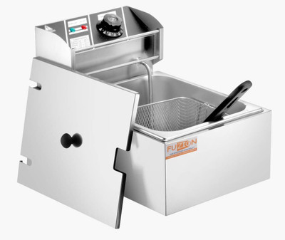 Blend Art Fryer 2500W Commercial Home cooking StainleSteel Body BASKET Temperature Control 6 L Electric Deep Fryer