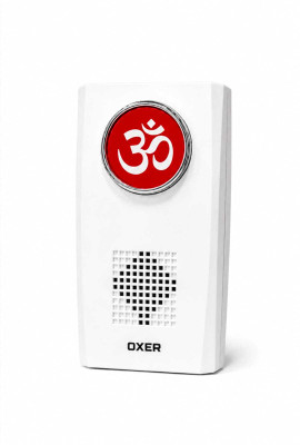 Oxer FLORA Shiv Mantra 5-in-1 Sound Door Bell (2 AA Batteries Needed) Wired Door Chime(5 Tunes)