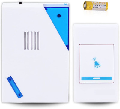 PW PENCILWALA Cordless Calling Remote Door Bell for Home, Office, Warehouse & Factories Wireless Door Chime(1 Tune)