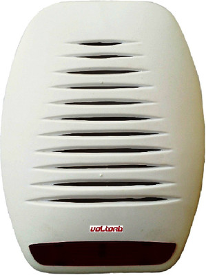 VOLtORb - Sparkal Model - MUSLIM RELIGIOUS Multi Tunes Mantra Musical Door Bell (5 Tunes) with Include L.E.D Indicator - Matt Finish - White Color - Plastic - 1 Piece Wired Door Chime(5 Tunes)