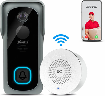 OZONE OZ-Life-WDB-01 Smart Wi-Fi Video doorbell Wireless Door Chime(1 Tune)
