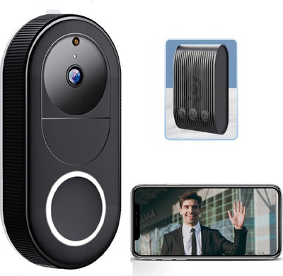Deoxys Video Doorbell Home/Outdoor, 2.4 Ghz WiFi Wireless 1080P Doorbell Camera Wireless Door Chime