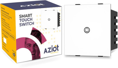 AZIOT AZIOT Non Smart Modular Bell Touch Switch Wired Door Chime(1 Tune)