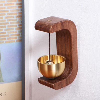 firentra Wooden Magnetic Bell Wireless Door Chime(1 Tune)