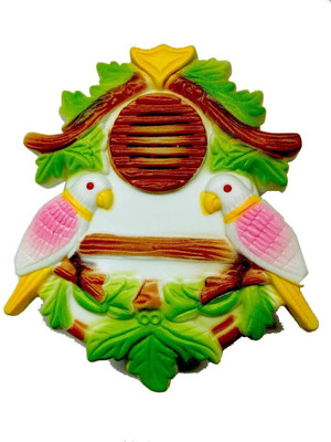 WiTE The Right Choice - White Double Parrot Bird Sound Bell - Wired Door Chime(1 Tune)