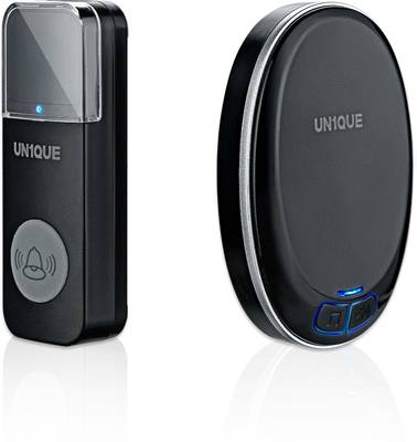 UN1QUE UN1QUE U400 Small Calling Bell for Office, Up to 1000ft Long Range Wireless Door Chime