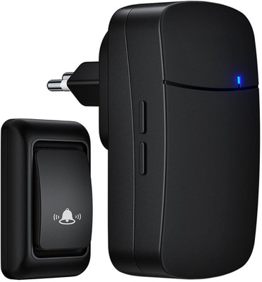 AirSound Wireless Door Bell Range 38 Ringtones, 1 Receiver and 1 Push Button Wireless Door Chime(32 Tunes)