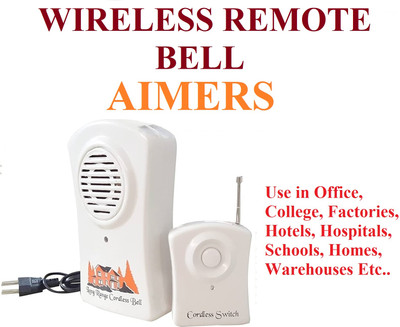 AIMERS Remote Bell Wireless Door Chime(1 Tune)
