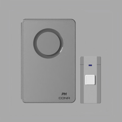 PM Cona Silver 3221 D.C. Wireless Door Bell with 32 melodies Wireless Door Chime(32 Tunes)